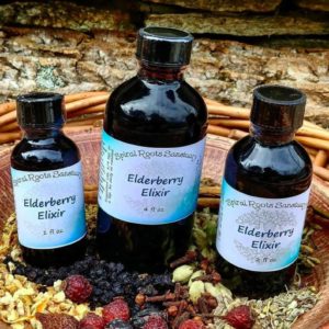 elderberry elixir syrup by spiral roots sanctuary